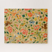 動物アンティーク馬鳥鹿ウサギ ジグソーパズル (横)