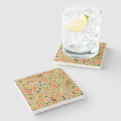 動物アンティーク馬鳥鹿ウサギ ストーンコースター (横)