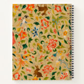 動物アンティーク馬鳥鹿ウサギ ノートブック (裏面)