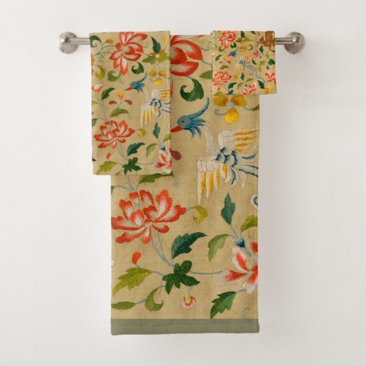 動物アンティーク馬鳥鹿ウサギ バスタオルセット (インサイチュ)