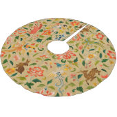 動物アンティーク馬鳥鹿ウサギ ブラッシュドポリエステルツリースカート (アングル)