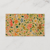 動物アンティーク馬鳥鹿ウサギ 名刺 (裏面)