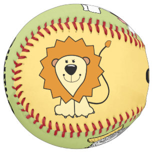 動物イラストレーション名前をカスタムするの子ども用ソフトボール ソフトボール