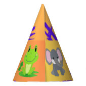 動物インスパイア生誕生会帽 パーティーハット (裏面)