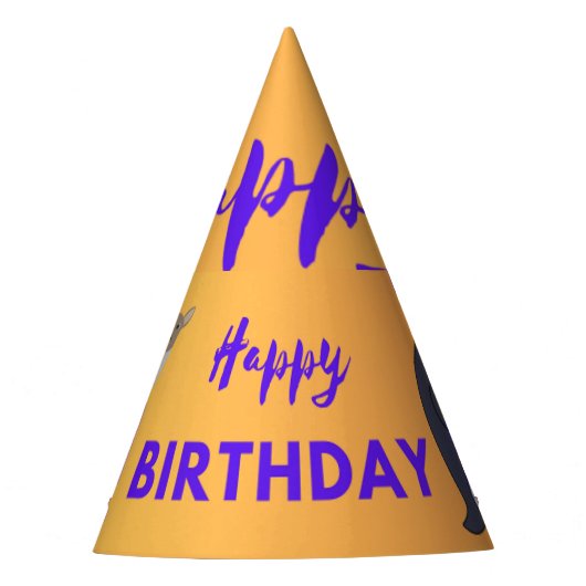 動物インスパイア生誕生会帽 パーティーハット (正面)