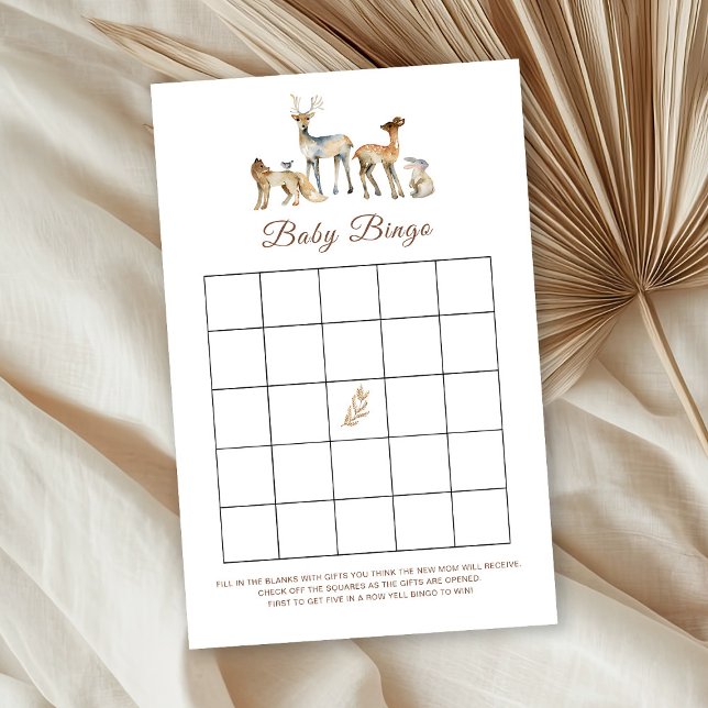 動物ウッドランドベビービンゴゲーム (クリエイターアップロード済み)