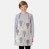 動物エプロン付き温風船 エプロン (着用した状態)