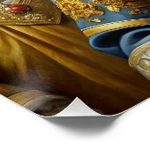 動物エレガントをテーマにした王室のドッグオイル塗装用デコ ポスター (コーナー)