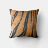 動物エレガント皮膚タイガープリントのパーソナライズ クッション (裏面)