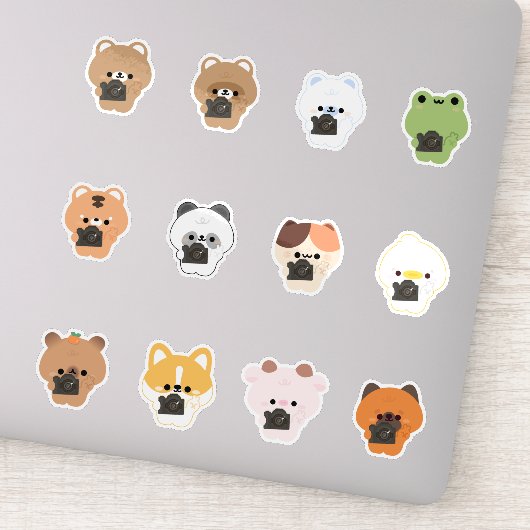 動物カメラ シール (詳細)