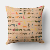 動物カラフルのパターン#2 クッション (裏面)