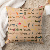 動物カラフルのパターン#2 クッション (ブランケット)