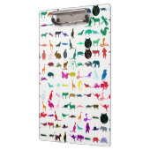 動物カラフルのパターン#3 クリップボード (左)