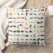 動物カラフルのパターン#4 クッション (ブランケット)