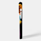 動物カラフル抽象芸術鮮やかアート Case-Mate iPhoneケース (裏面 / 左)