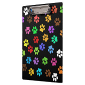 動物カラフル足跡 クリップボード (左)