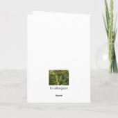 動物カード、白くま シーズンカード (裏面)