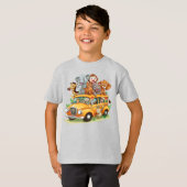 動物キッズベーシック Tシャツ (正面フル)