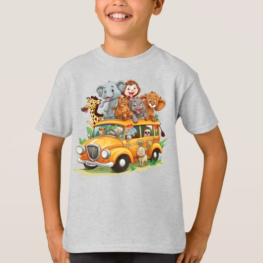 動物キッズベーシック Tシャツ (正面)
