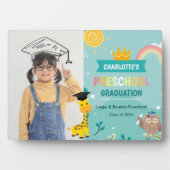 動物キップレスクール写真卒業記念 フォトプラーク (正面)