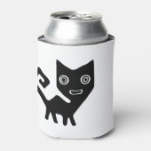 動物キャットクーガー哺乳動物山獅子パンサー 缶クーラー (缶正面)