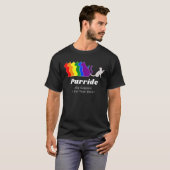 動物キャットLgbtのサポートを目的としてサポート Tシャツ (正面フル)