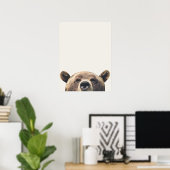 動物クマ ポスター (ホームオフィス)