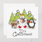 動物クリスマス (正面/裏面)