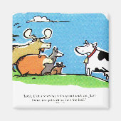 動物クリック マグネット (正面)