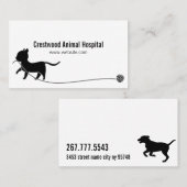 動物クリニックシェルター獣医 名刺 (正面/裏面)