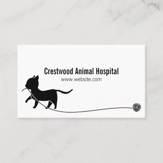 動物クリニックシェルター獣医 名刺 (正面)