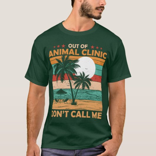 動物クリニック退職記念 Veterinarian Retirement Tシャツ (正面)