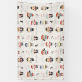 動物クルーkidパーティー海賊バナー 横断幕 (縦)