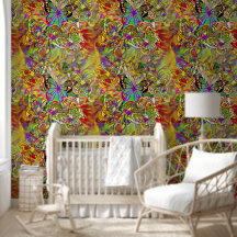 動物クールのシームレスなパターン – 蝶1