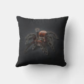 動物クール柄 – かわいいクモ1 クッション (裏面)