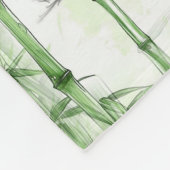 動物クール柄 – かわいいパンダ1 フリースブランケット (角)