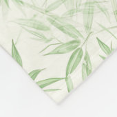 動物クール柄 – かわいいパンダ2 フリースブランケット (角)