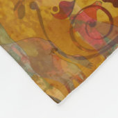 動物クール模様 – ギラフ1 フリースブランケット (角)