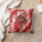 動物クール模様 – ドラゴン4 クッション (ブランケット)