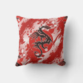 動物クール模様 – ドラゴン4 クッション (裏面)