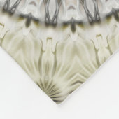 動物クール模様 – マンダラホース1 フリースブランケット (角)