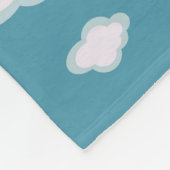 動物クール模様 – 漫画ユニコーン3 フリースブランケット (角)