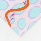 動物クール模様 – 漫画ユニコーン4 フリースブランケット (角)