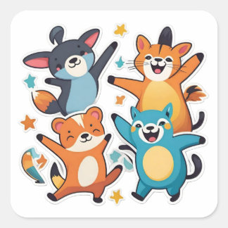 動物クール類 スクエアシール