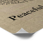 動物グループ名/平和共存リネンフェイクン ポスター (角)