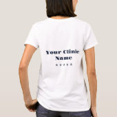 🩺 動物ケアテクニシャン 獣医チーム 🩺 Tシャツ (裏面)