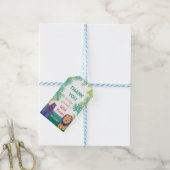 動物サファリ誕生日ギフトタグ ギフトタグ (より糸付き)