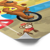 動物サーカス ポスター (角)