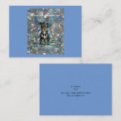 動物シェルターメッセージ付きフラットノテカード ノートカード (正面/裏面)