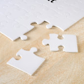 動物シンプル名詳細QRコード追加文字写真 ジグソーパズル (側面)